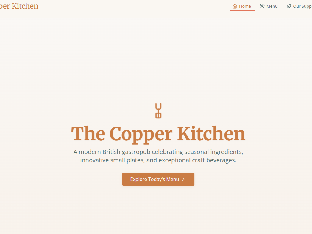 The Copper Kitchen