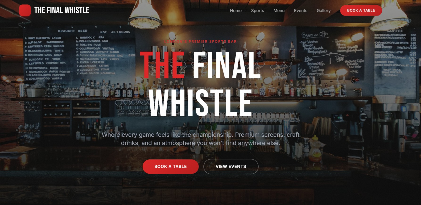 The Final Whistle website